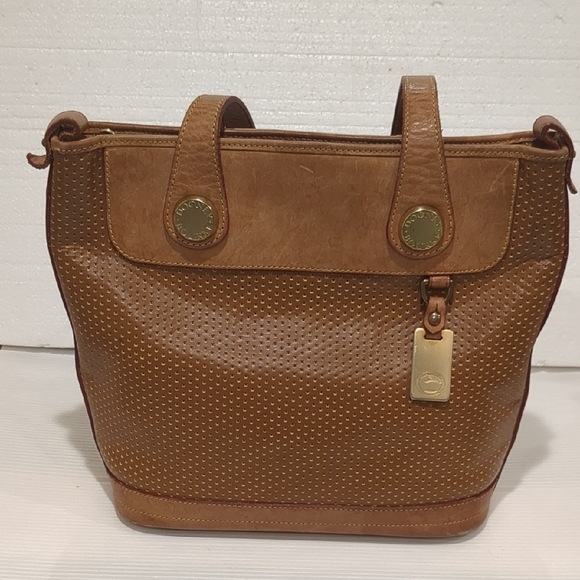 Dooney & Bourke Handbags - Dooney & Bourke Vintage Tan Leather Bag